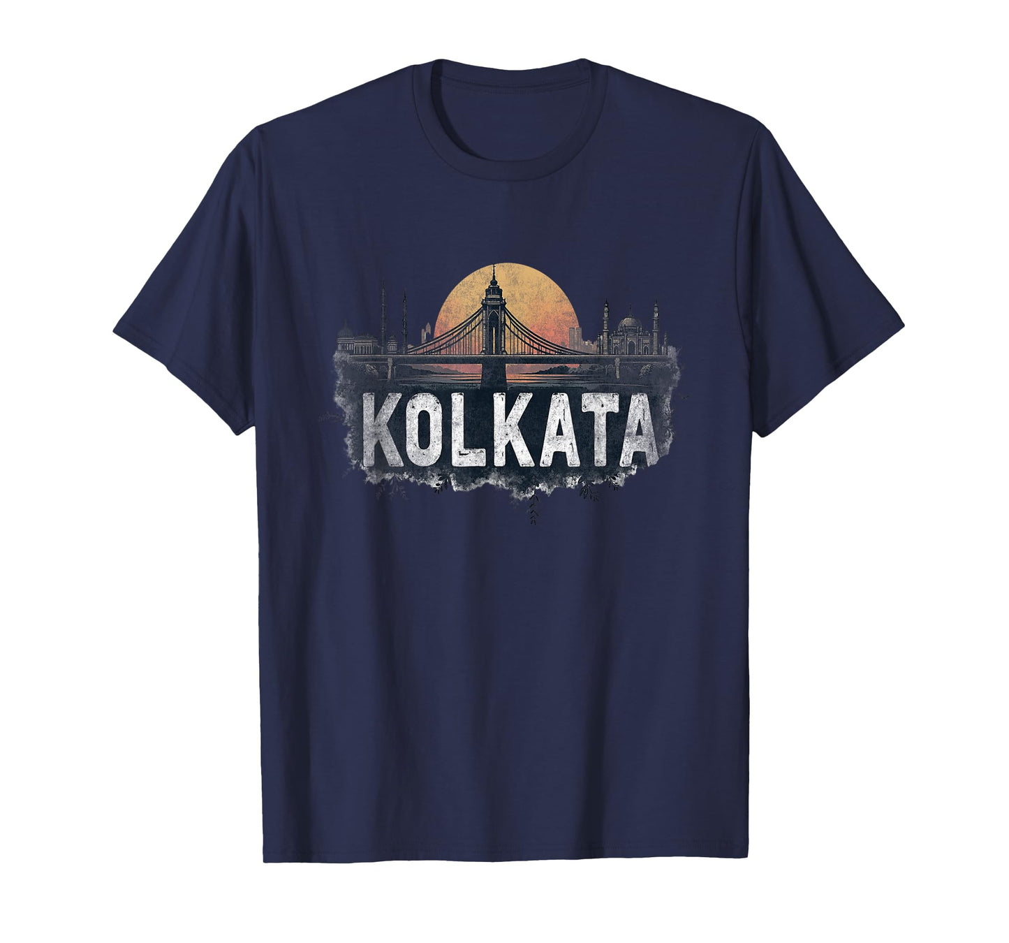 Retro Kolkata Landscape Vintage Souvenir T-Shirt