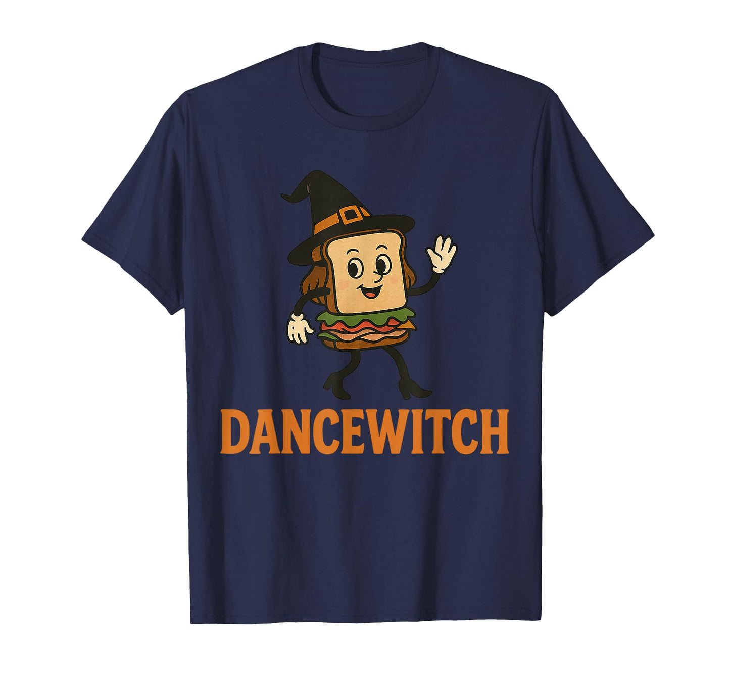 DanceWitch Funny Dance Witch Halloween Sandwich Pun T-Shirt
