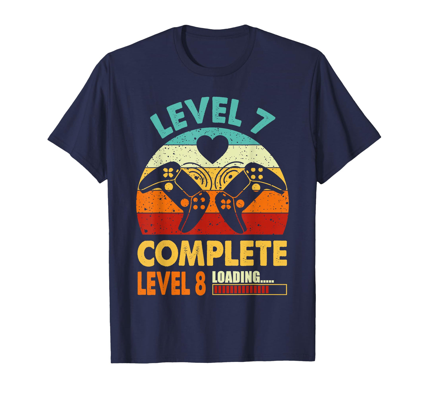 Funny Level 7 Complete Celebrate 7 Years Wedding Anniversary T-Shirt