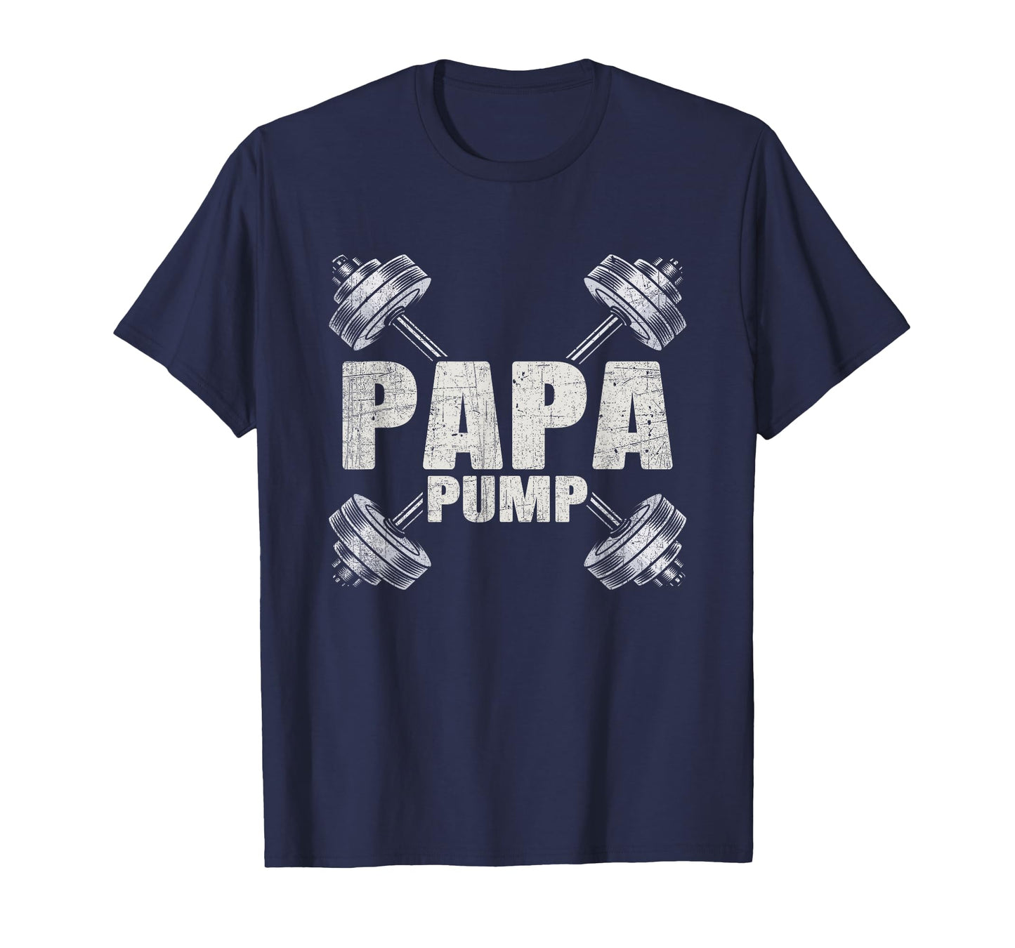 Papa Pump Funny Fathers Day Workout Dad T-Shirt