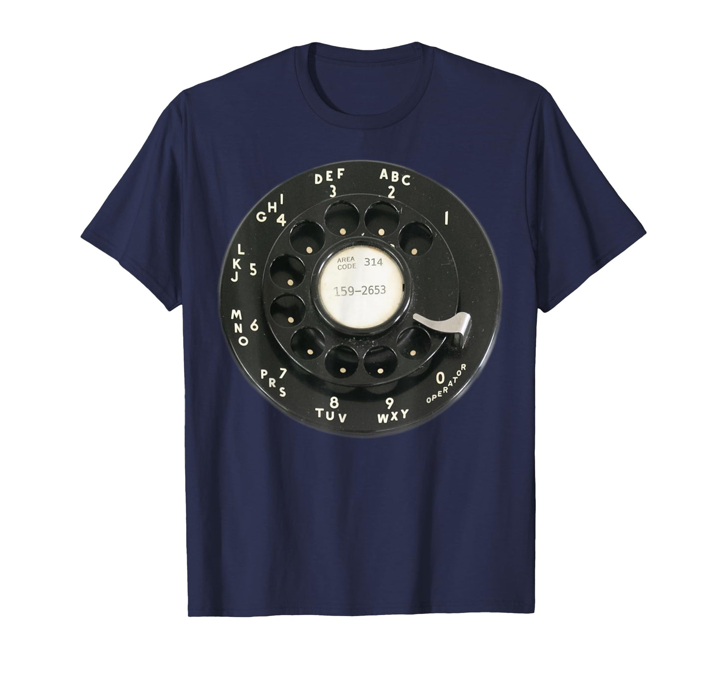Retro Rotary Dial Vintage Rotary Dial With Pi Phone Number T-Shirt