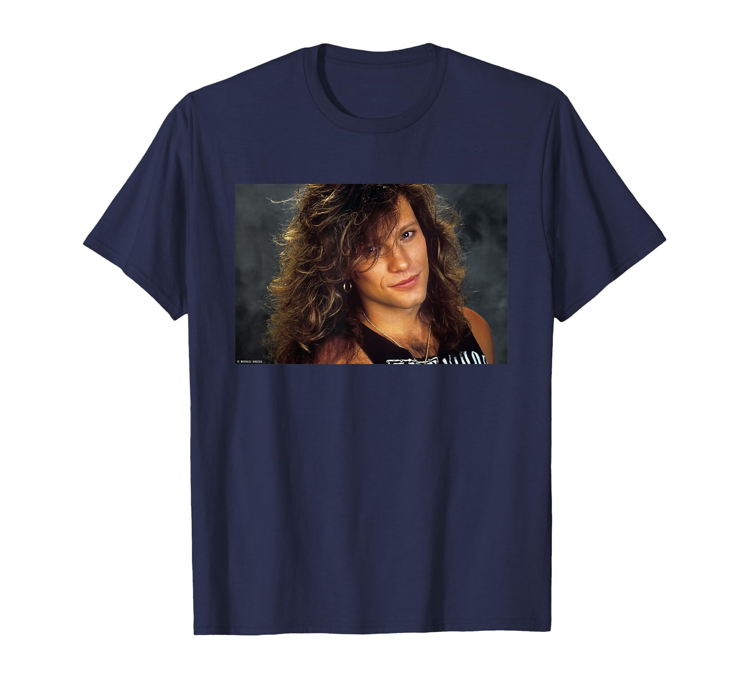 Jon Bon Jovi Rock Singer Portrait by Michael Grecco T-Shirt