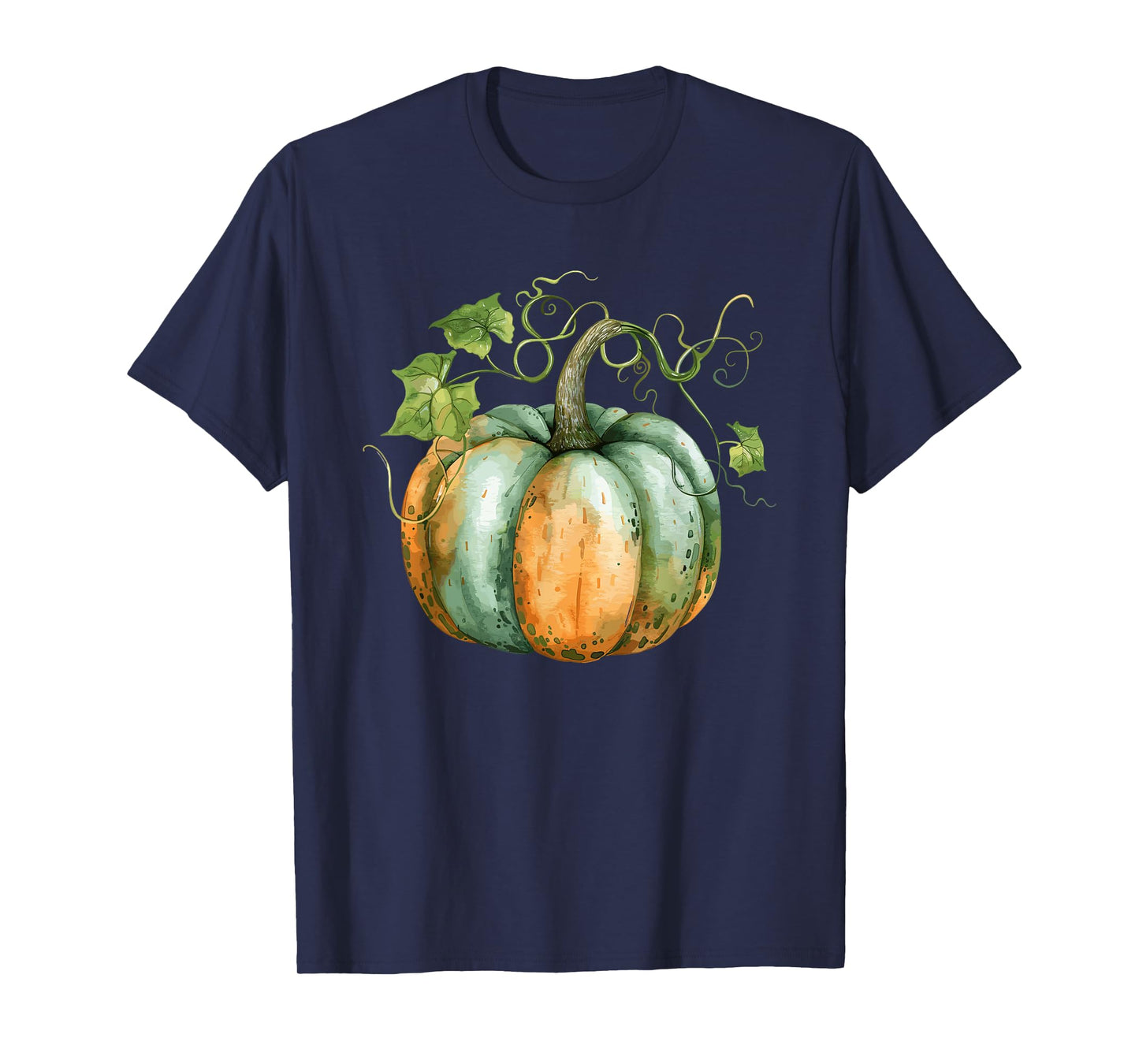Vintage Pumpkin Autumn Harvest Fall Thanksgiving Design T-Shirt