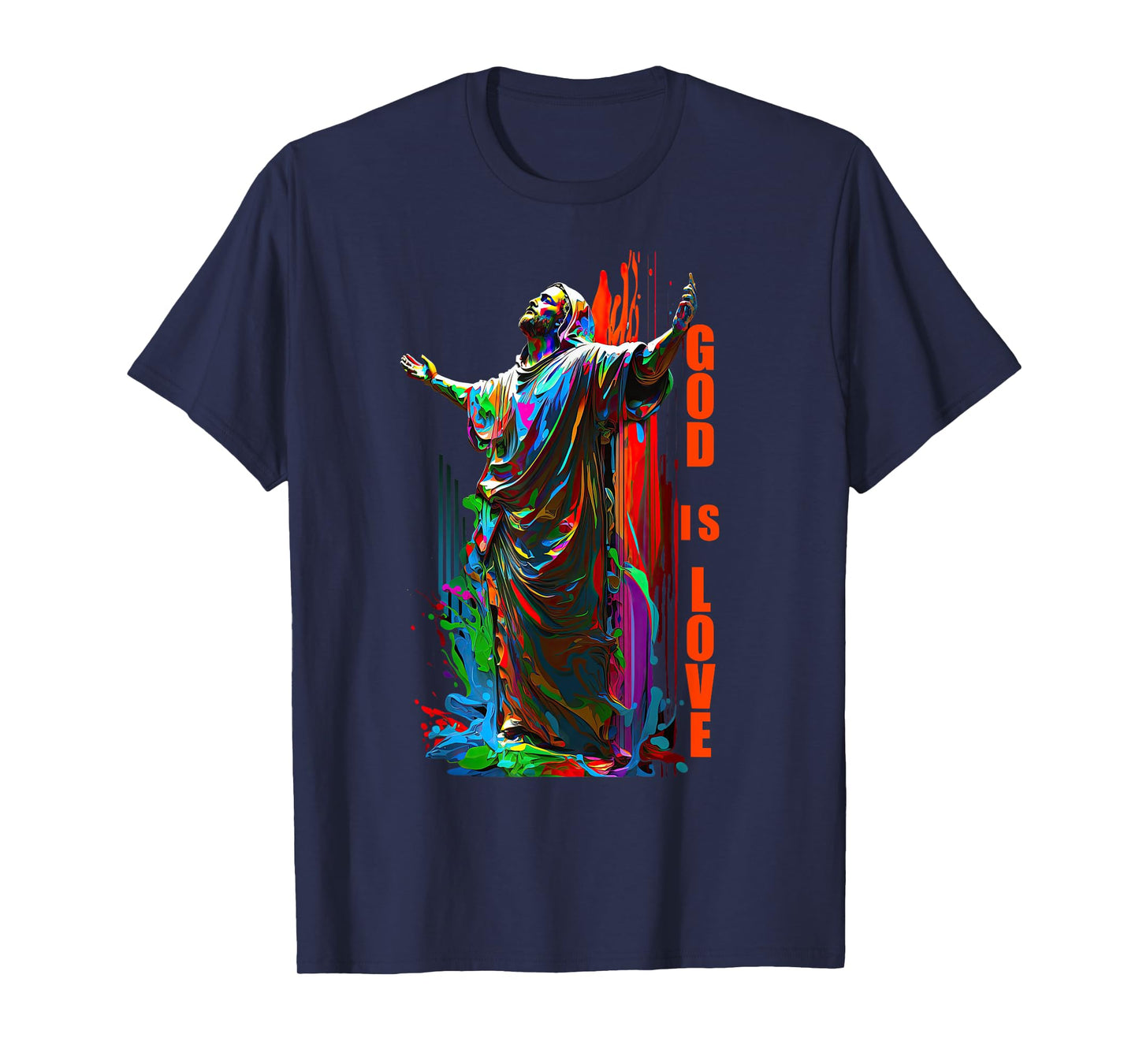 Christ God is Love Graffiti Design for Christian Jesus T-Shirt