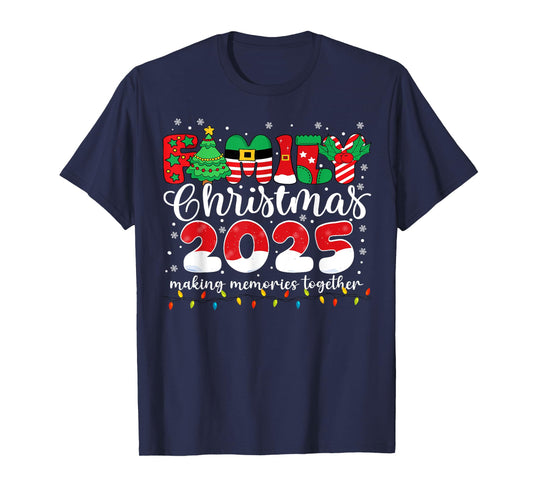 Family Christmas 2025 Matching Outfit Xmas Men Women Kids T-Shirt