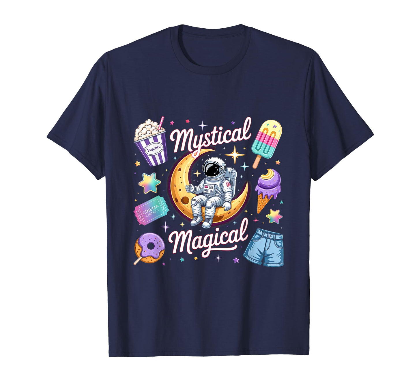 Mystical Magical Retro Aesthetic Space Gifts Men Women Kids T-Shirt