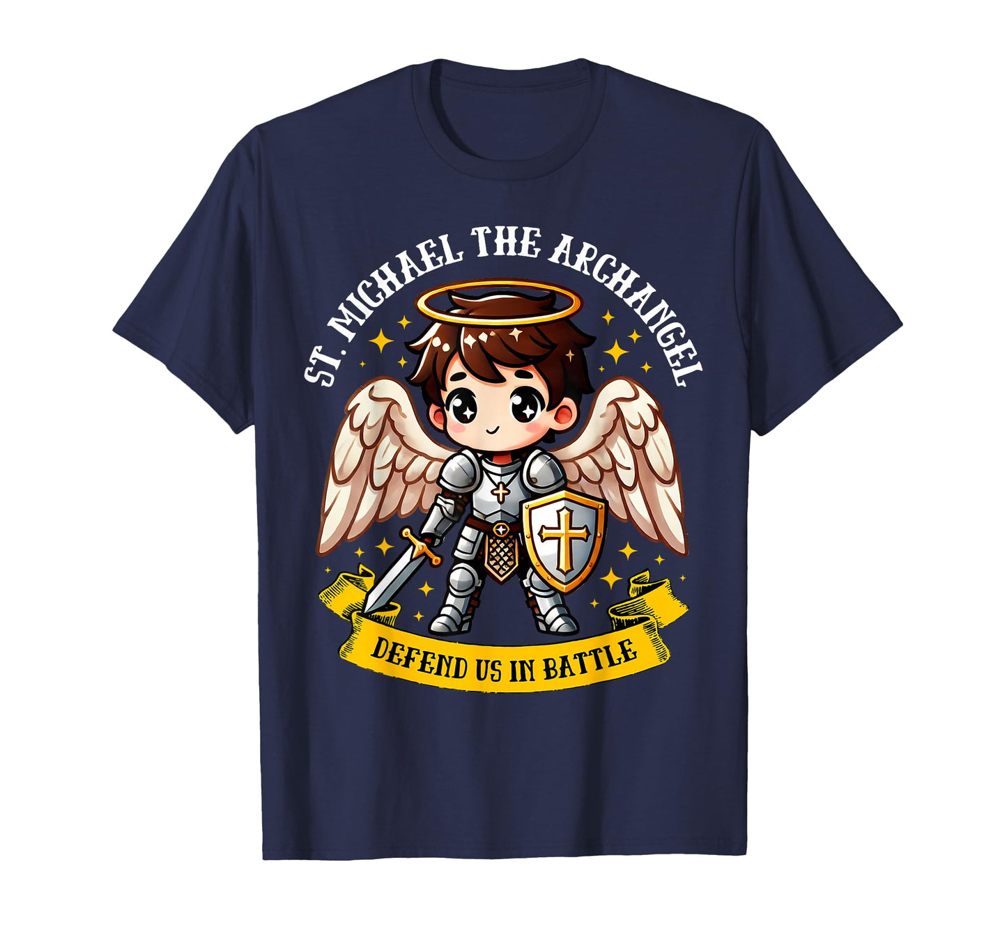 Saint Michael the Archangel Catholic Archangel Pray for kids T-Shirt