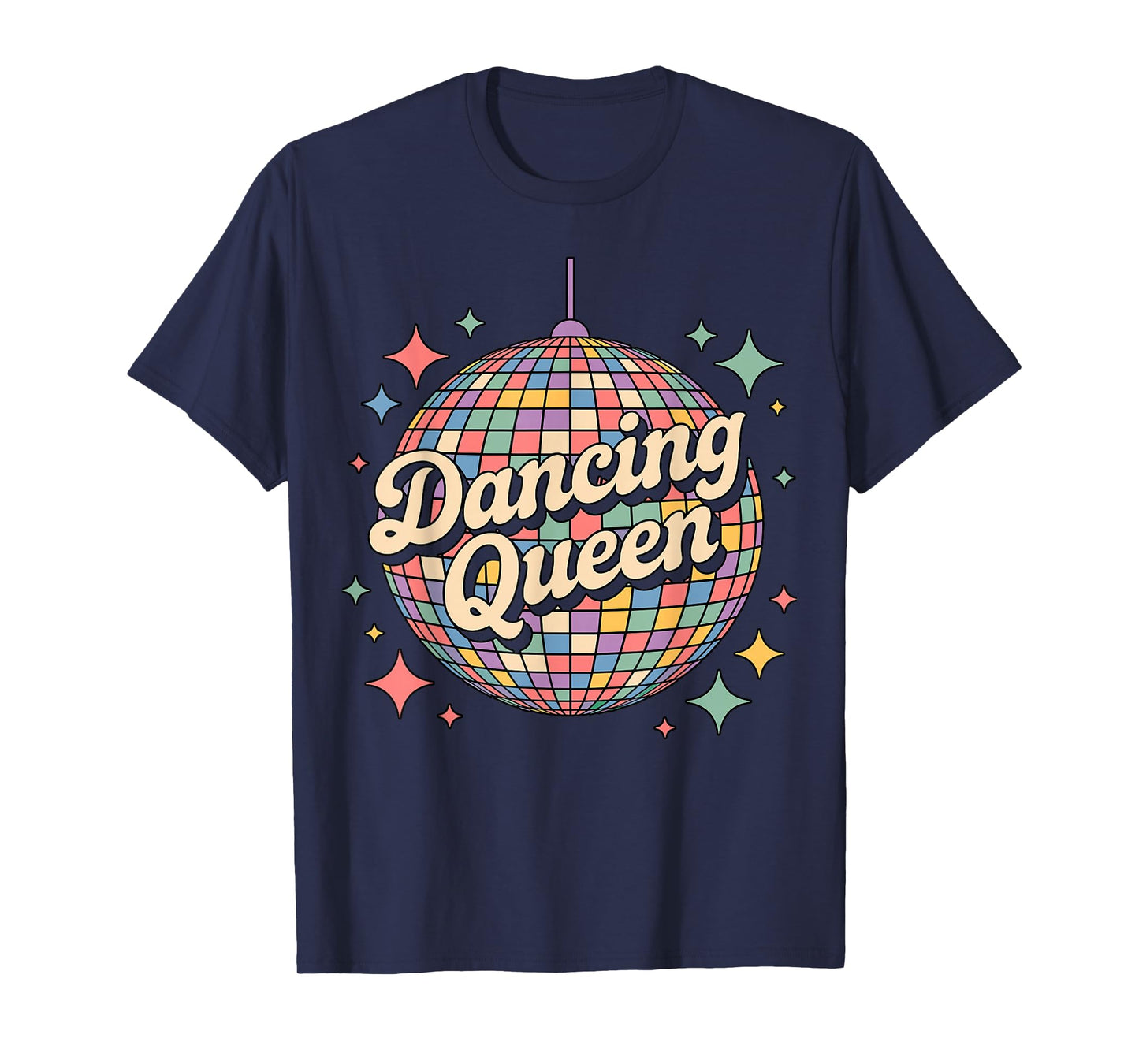 Dancing Queen Disco Ball Quote Party T-Shirt