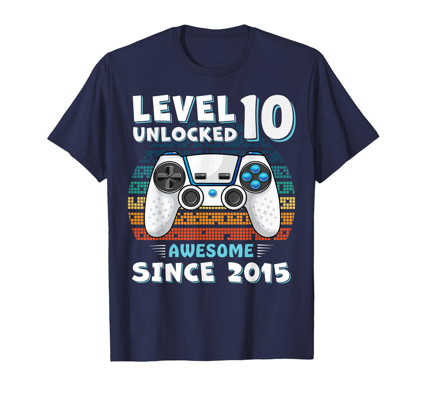 10 Year Old BDay Decorations Son Boy 10yr 2015 10th Birthday T-Shirt