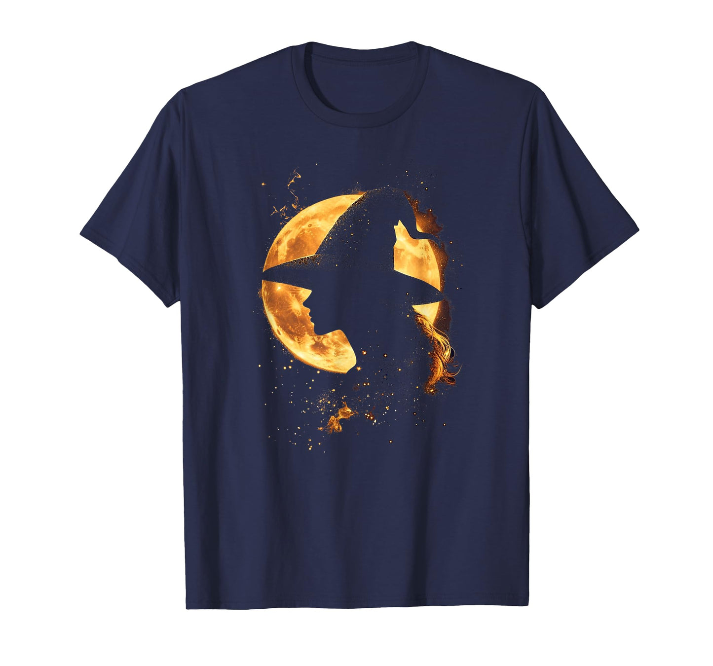 Feelin Witchy Vibes Halloween Vintage T-Shirt