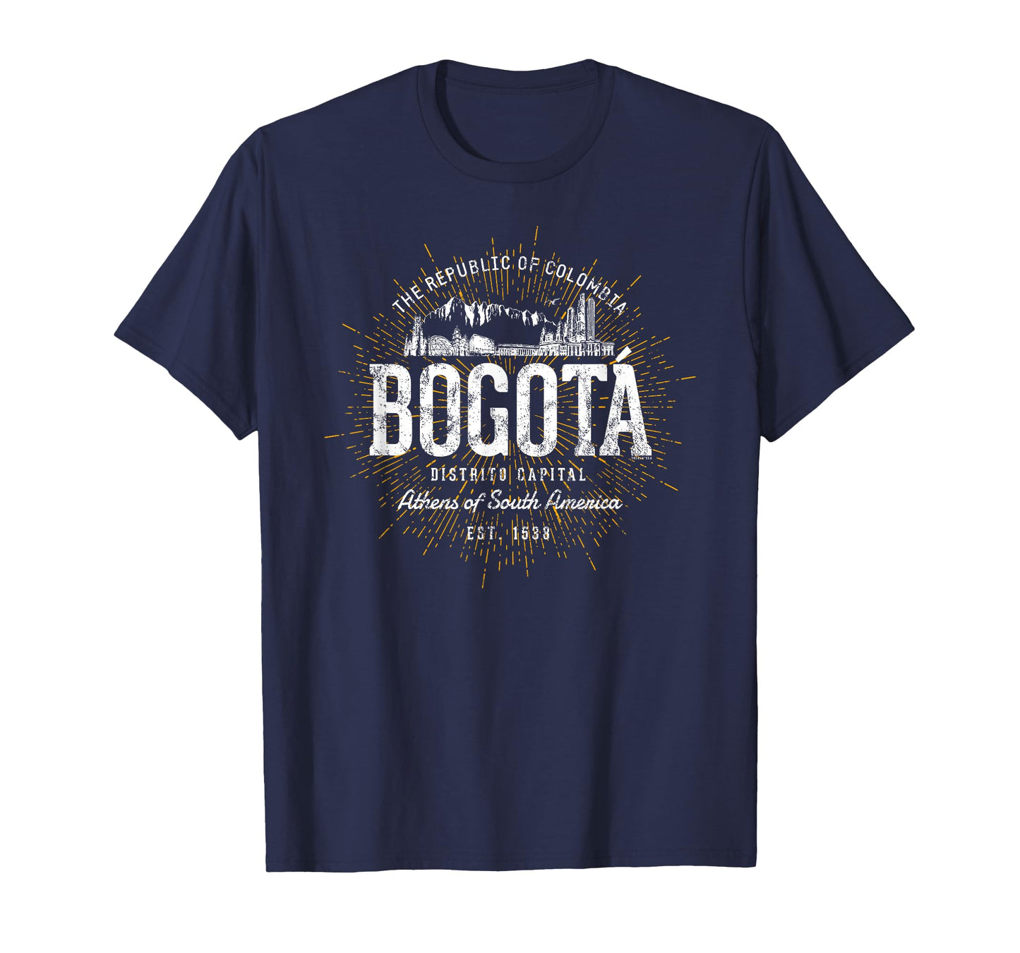 Colombia Vintage Style Retro Bogotá T-Shirt