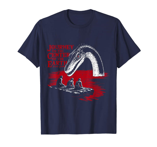 Journey to the Center of the Earth Jules Verne Vintage T-Shirt