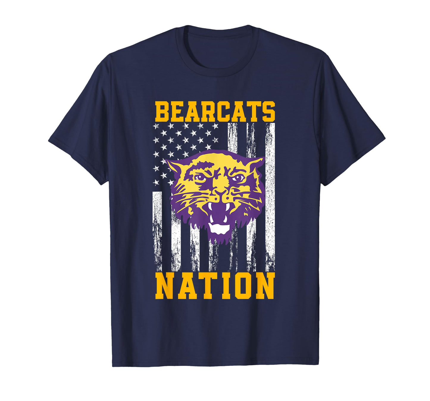 Booneville Bearcats Logo Nation HS T-Shirt