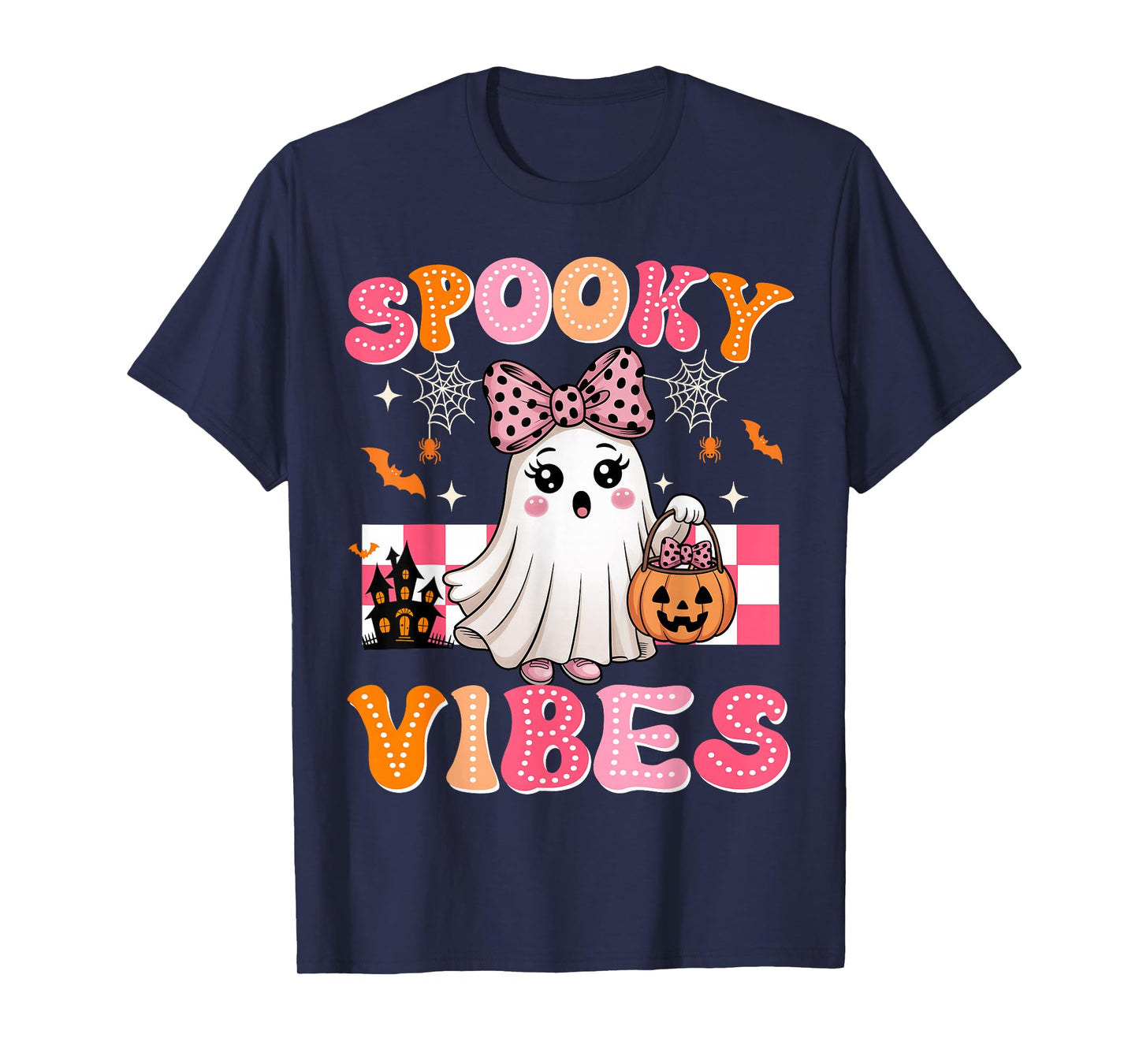 Funny Boo Ghost Pumpkin Halloween Spooky Season T-Shirt