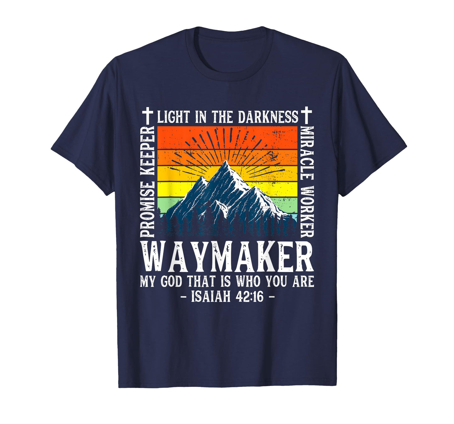 Waymaker Miracle Worker Promise Keeper Shirt Christian T-Shirt