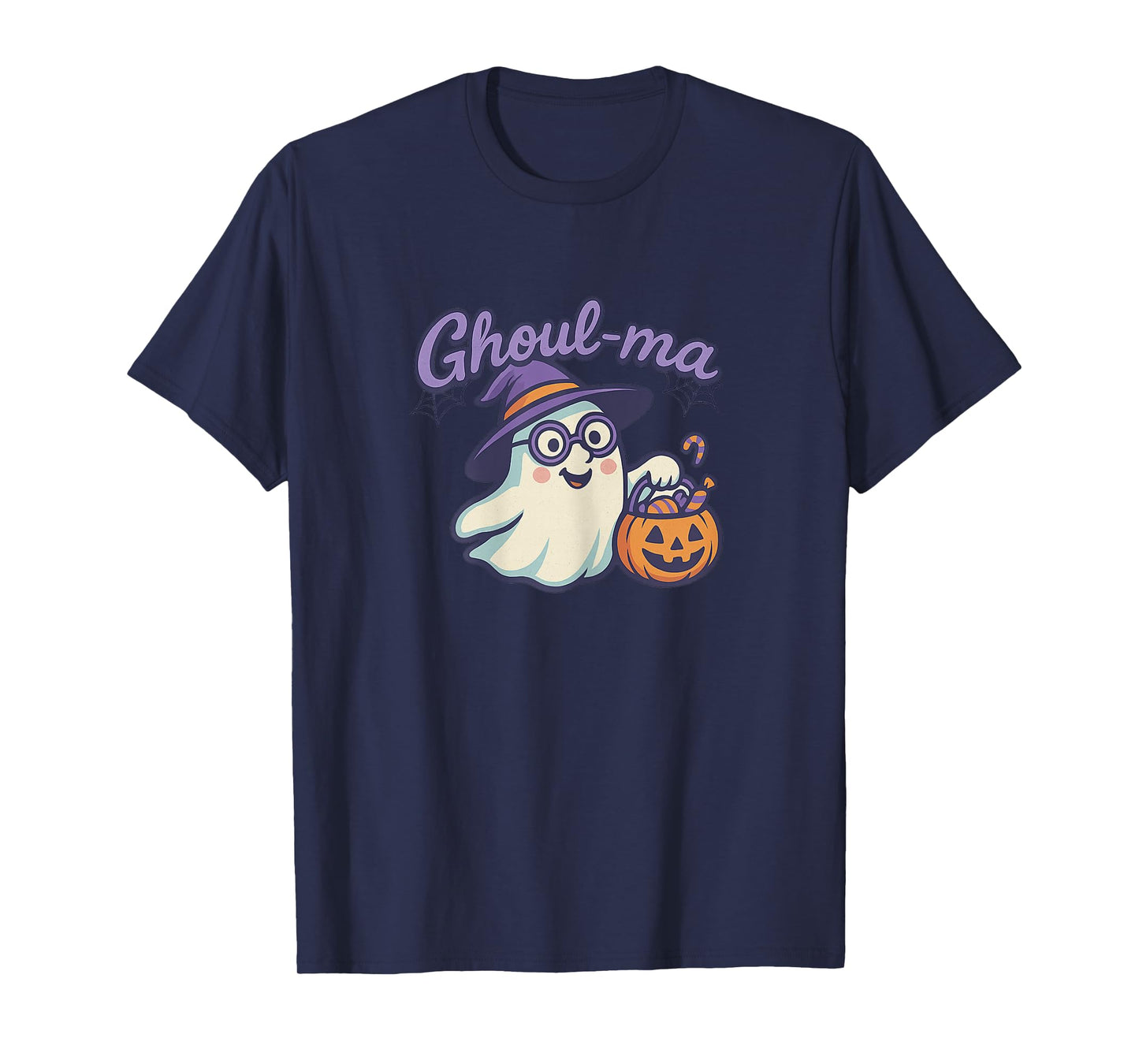 Ghoul-ma Halloween Grandma Ghost Funny Pumpkin Candy T-Shirt