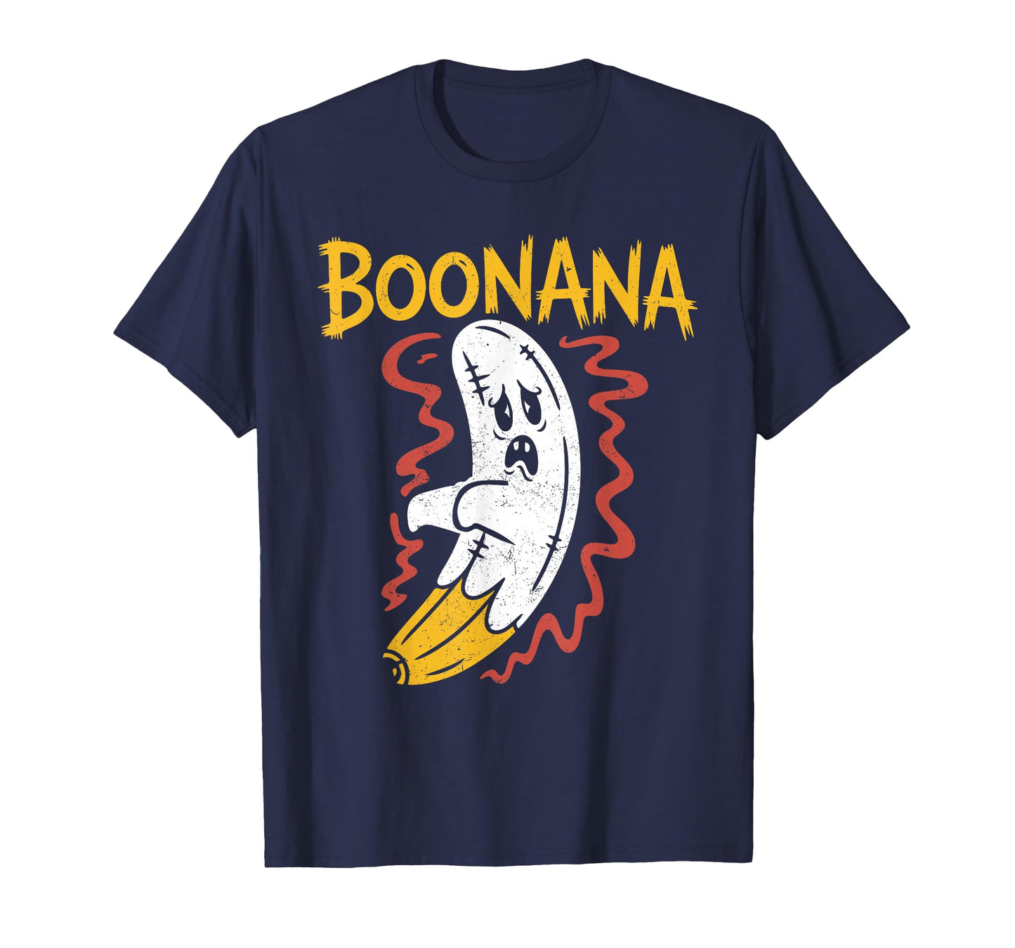 Booonana Cute Ghost Banana Halloween Costume T-Shirt