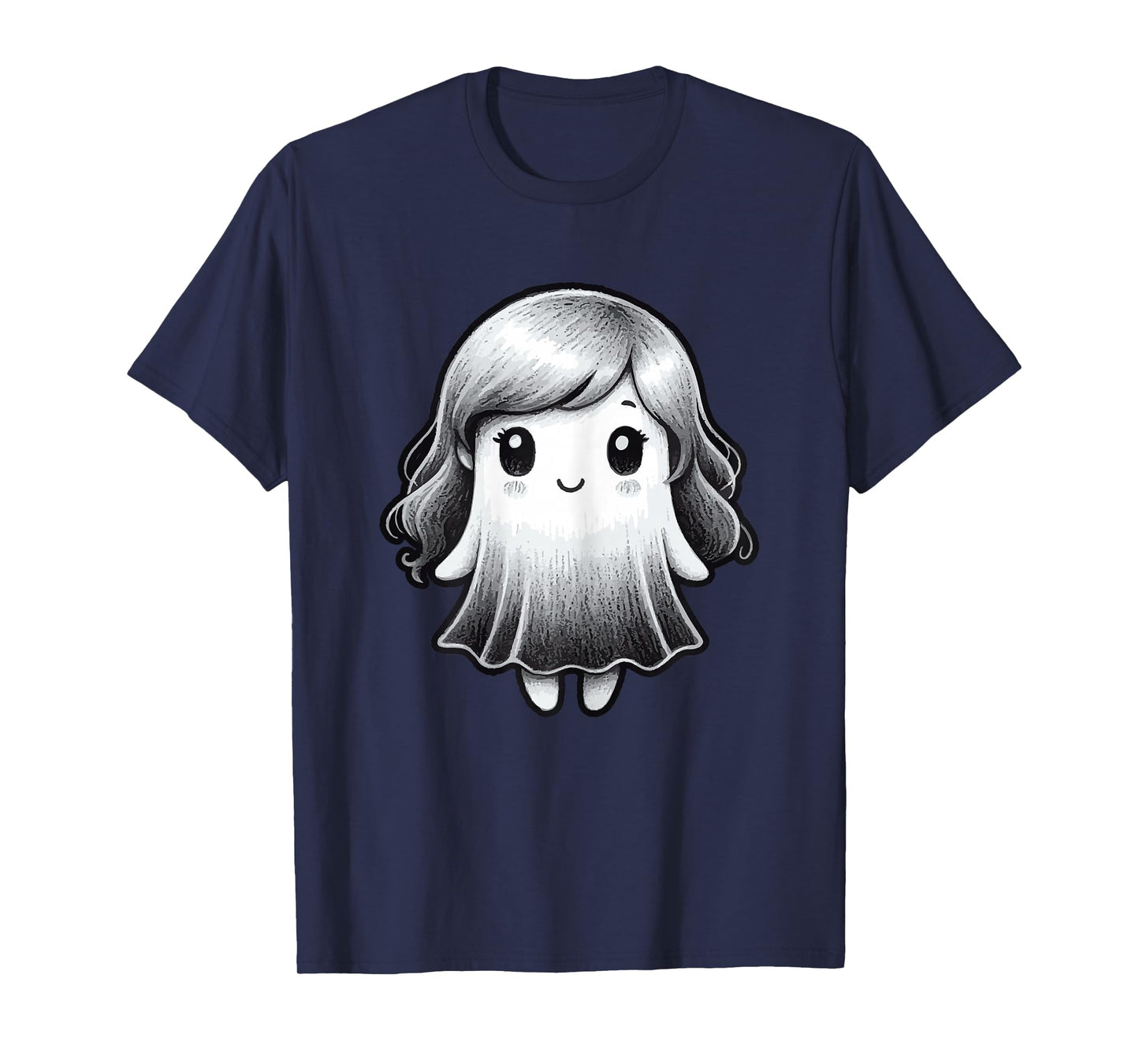 Female Ghost - Halloween T-Shirt
