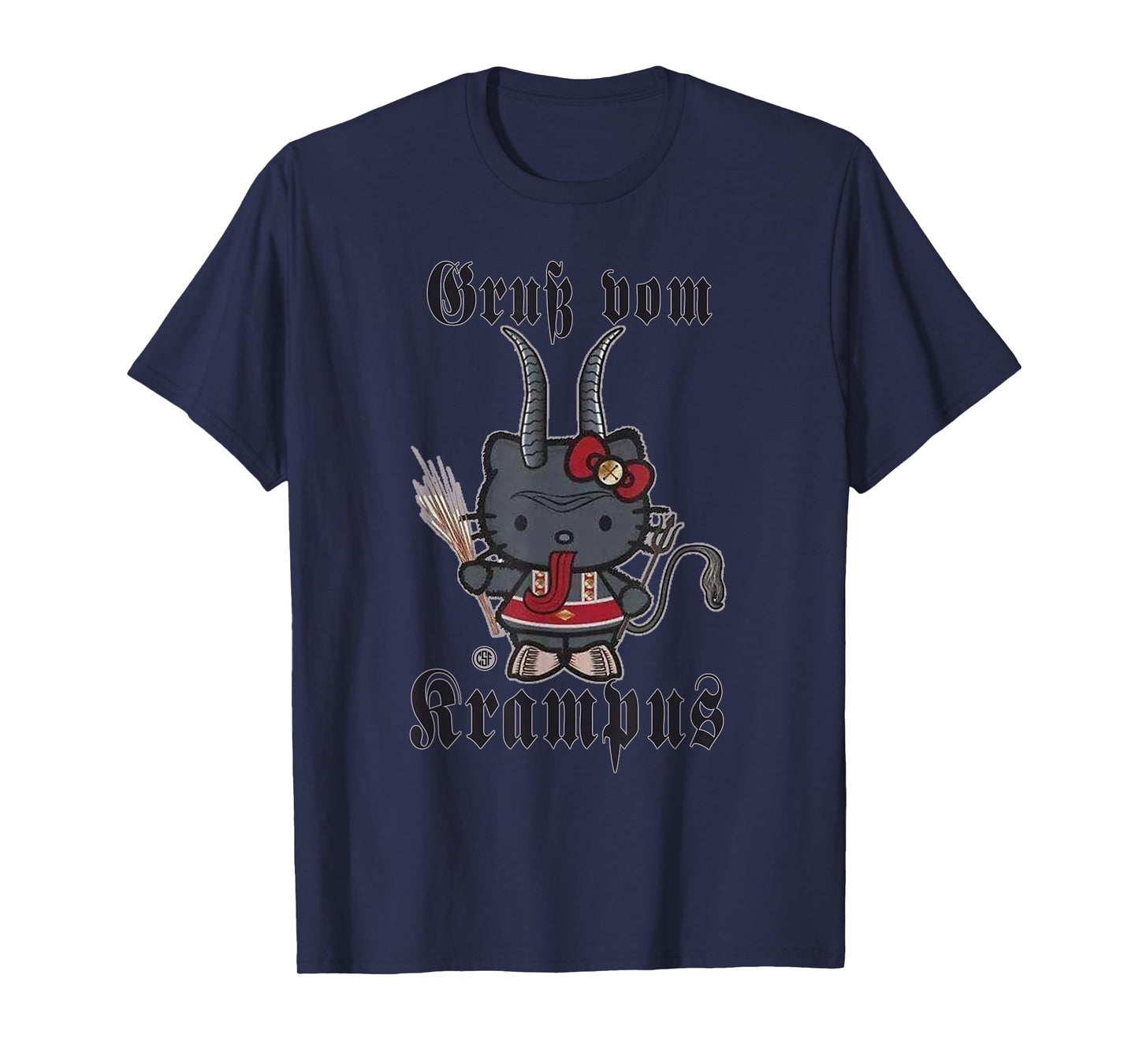Greeting from Krampus Christmas Legend Figure T-Shirt