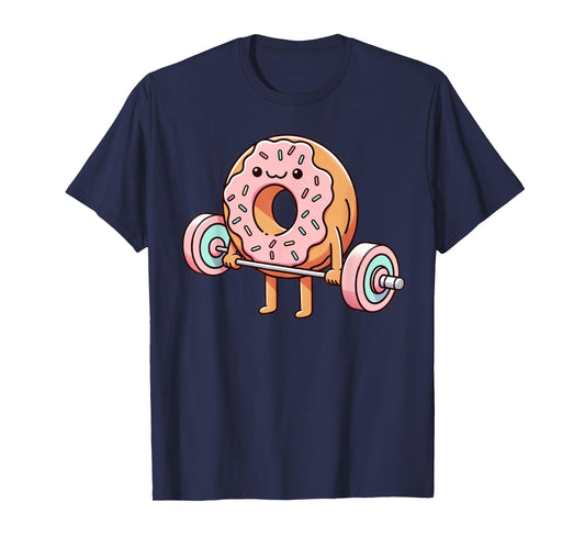 Fitness Workout Gym Weightlifting Donut Lover Men Women T-Shirt