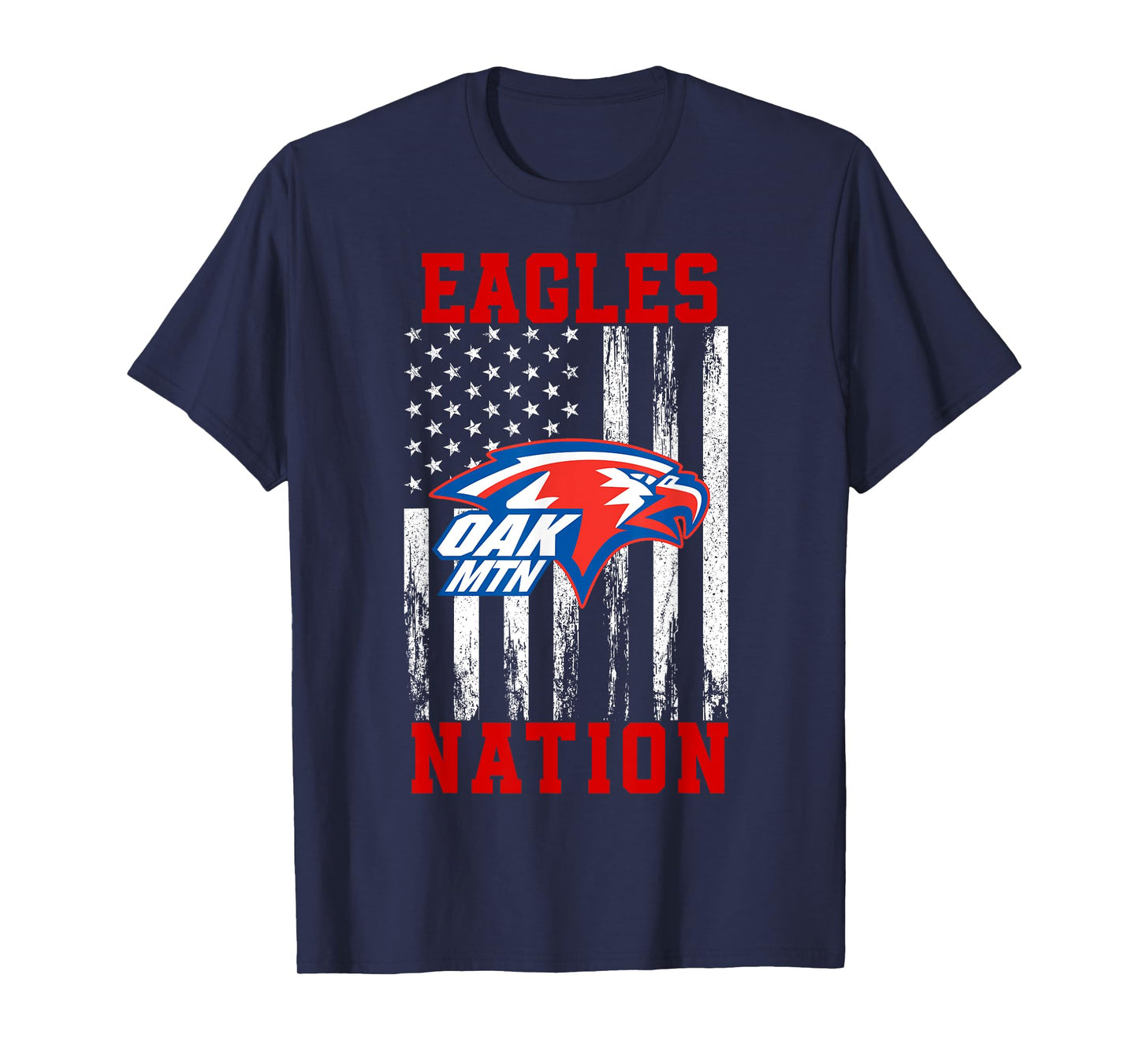 Oak Mountain Eagles Logo Nation HS T-Shirt