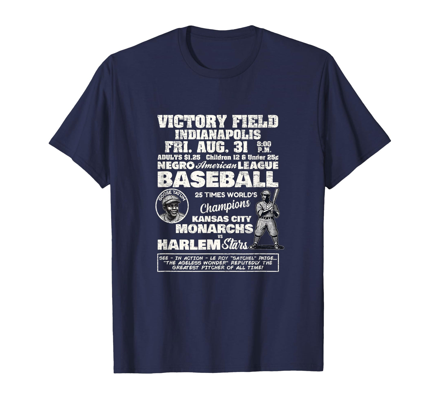 Vintage New York Negro League Baseball Black History Month T-Shirt