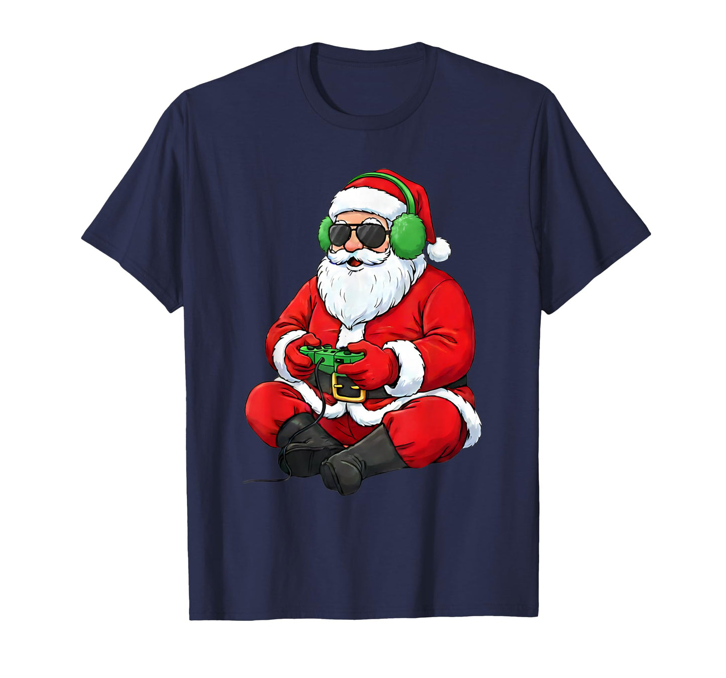 Christmas Gamer Boys Video Game Santa Xmas T-Shirt