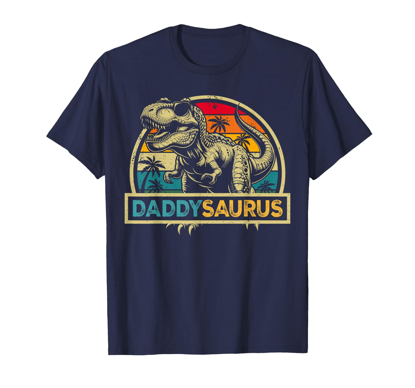 Daddysaurus T Rex Dinosaur Daddy Saurus Family Matching T-Shirt