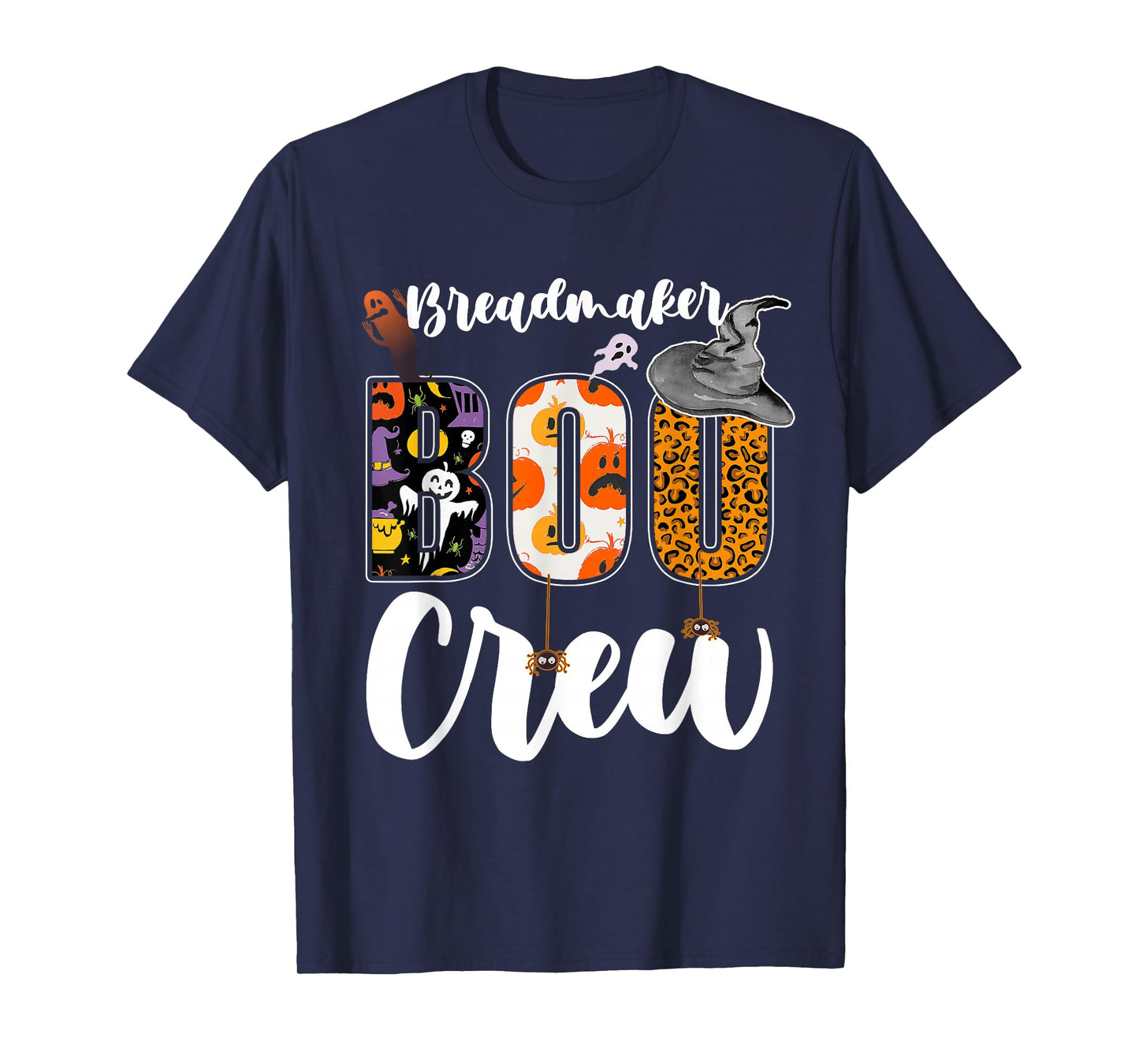Breadmaker Boo Crew Halloween Match Bread Baker T-Shirt