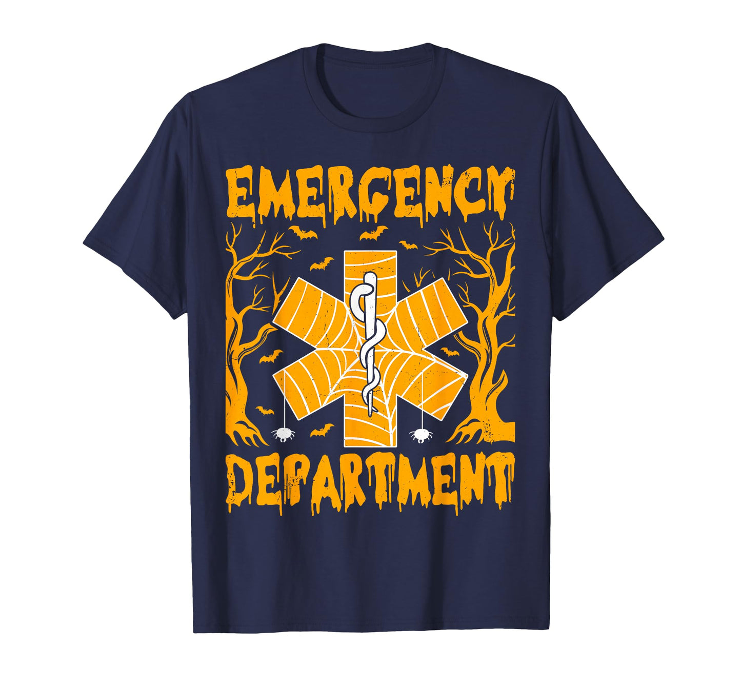 Emergency Department Emergency Room Halloween Spooky Nurse T-Shirt