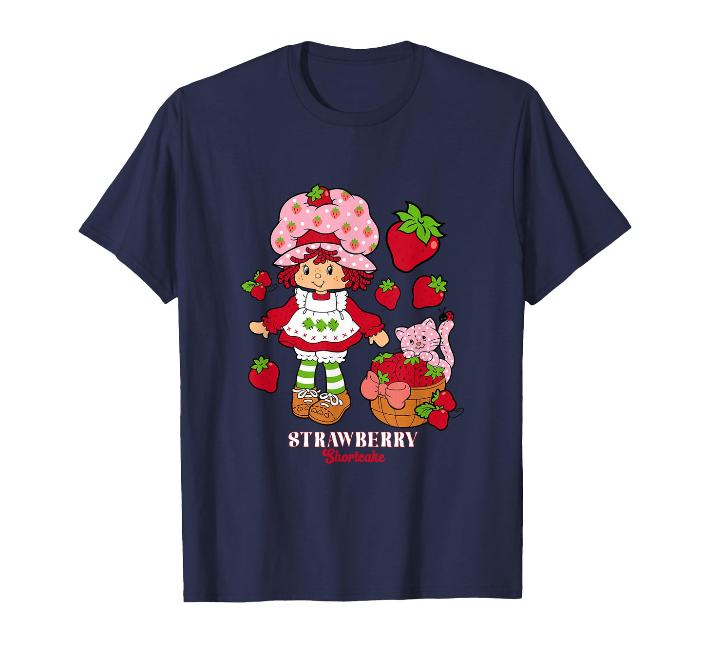 Strawberry Shortcake & Kitty Custard Vintage T-Shirt