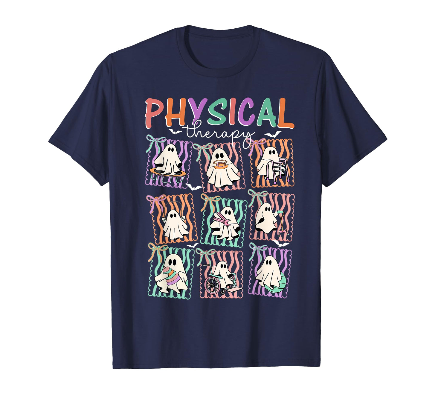 Halloween Physical Therapy PT Exercise DPT Therapist PTA T-Shirt
