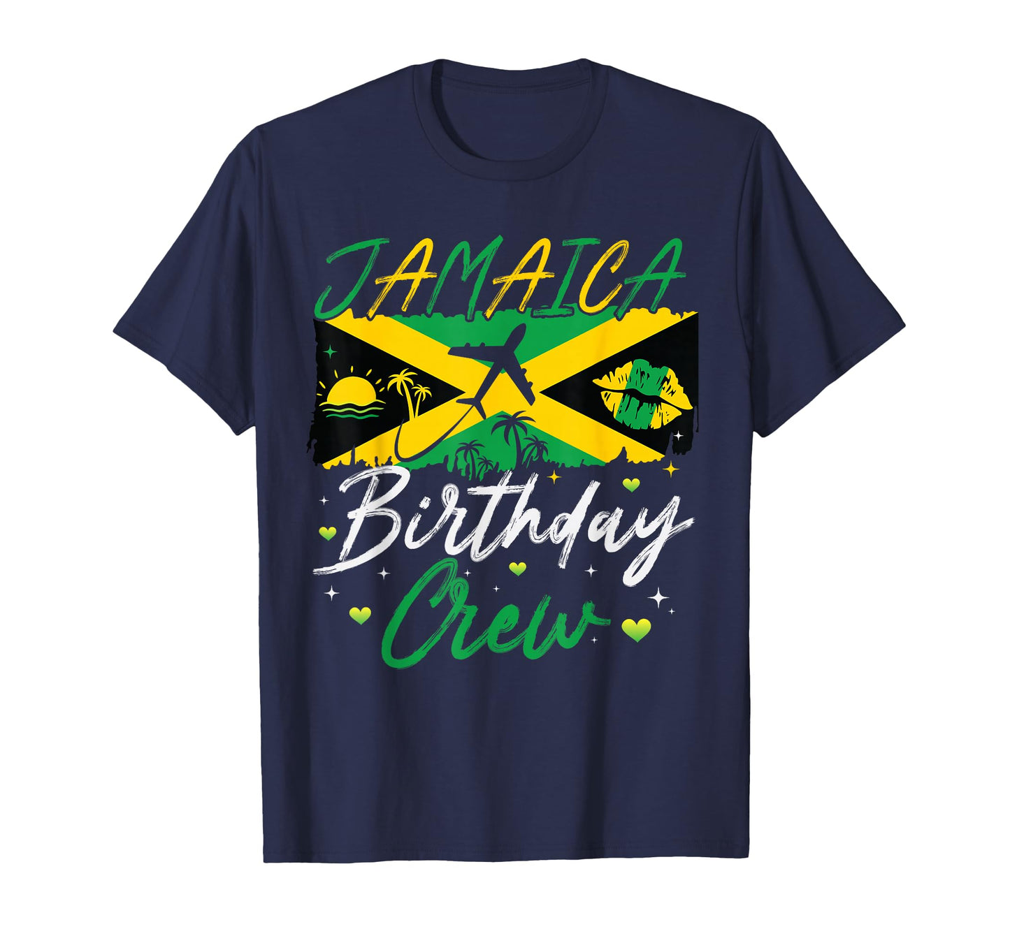 Jamaica Birthday Crew Squad Girls Family Trip 2025 Birthday T-Shirt
