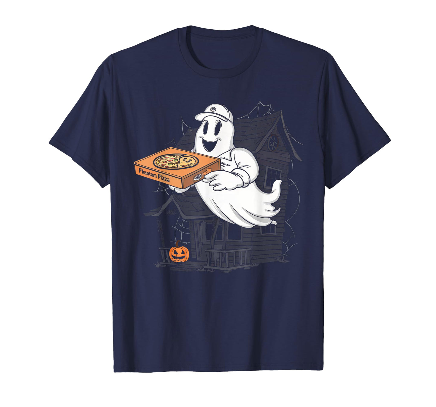 Pizza Ghost Delivery Halloween Shirt Spooky Pizza Supplier T-Shirt