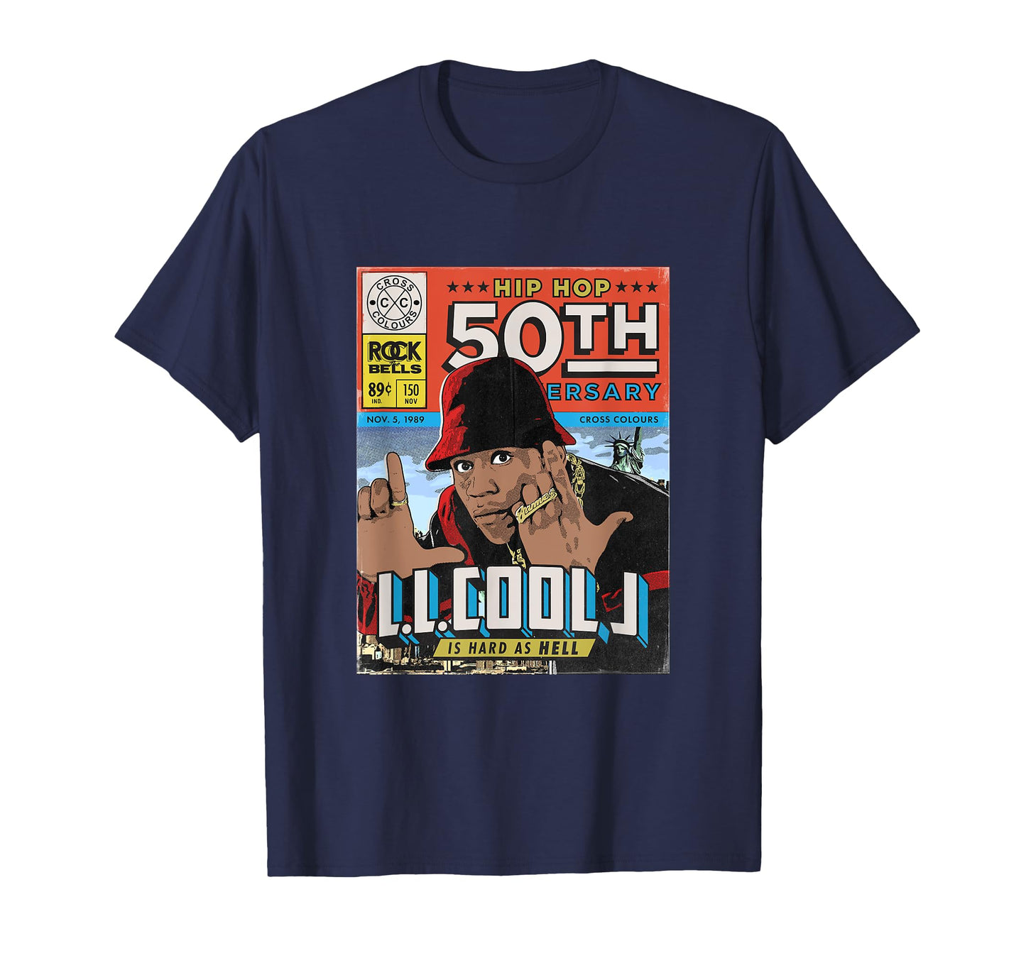 LL Cool J | 1990's R&B Music Artists | Hip Hop 50Th Edition T-Shirt