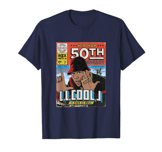 LL Cool J | 1990's R&B Music Artists | Hip Hop 50Th Edition T-Shirt