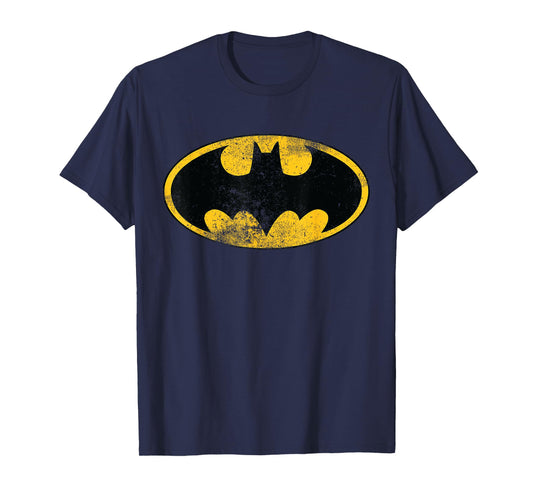 DC Batman Logo Classic Distressed T-Shirt