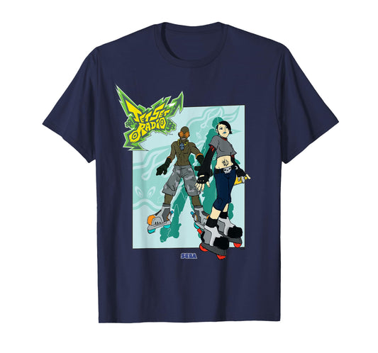 Jet Set Radio duo Garam, Cube SEGA Dreamcast video game T-Shirt