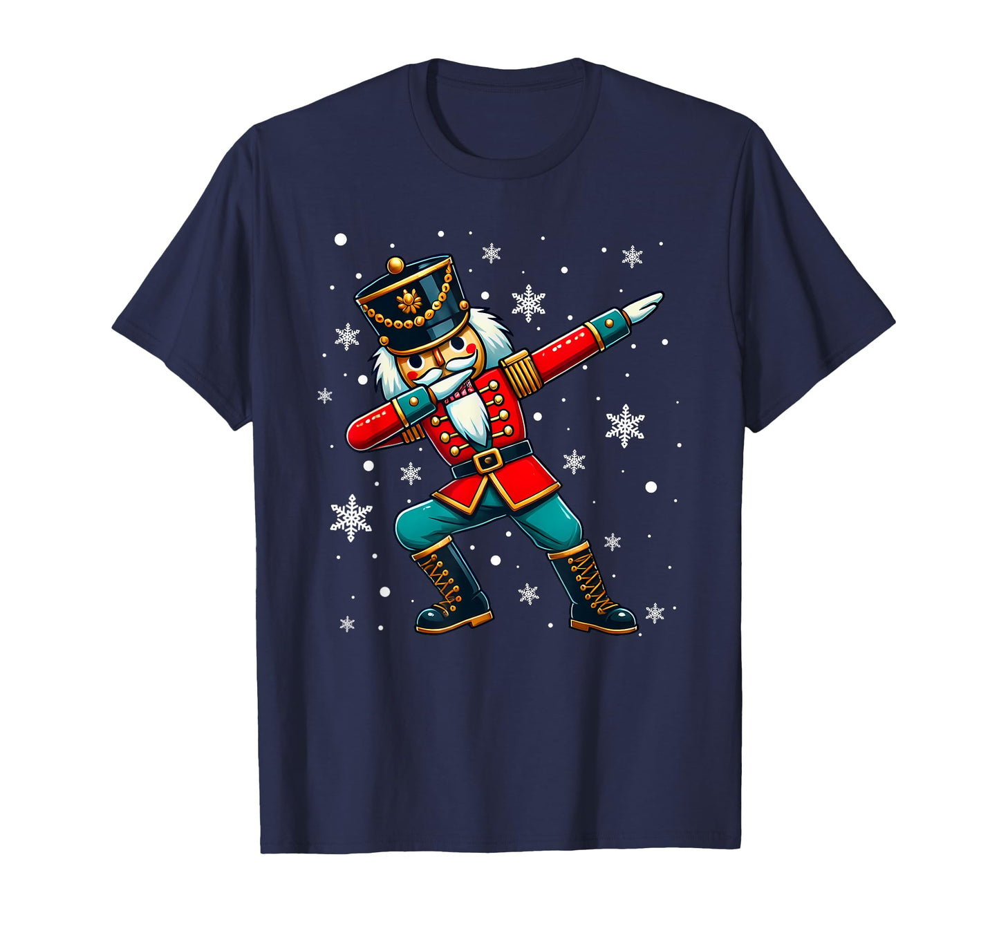 Dabbing Nutcracker Christmas Costume Matching Family Pajama T-Shirt