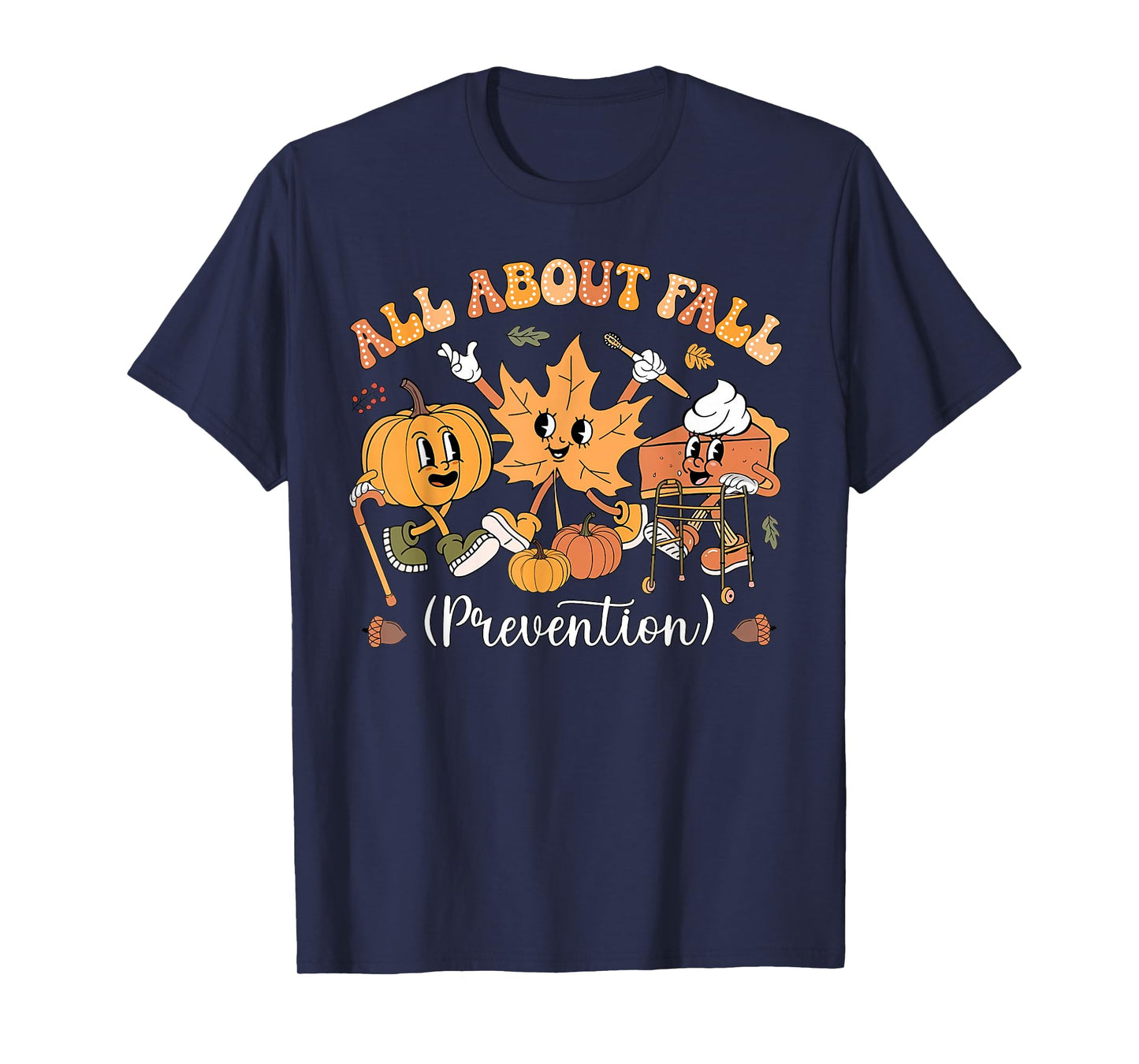 I Love Fall Prevention Fall Physical Therapy Women Men Nurse T-Shirt
