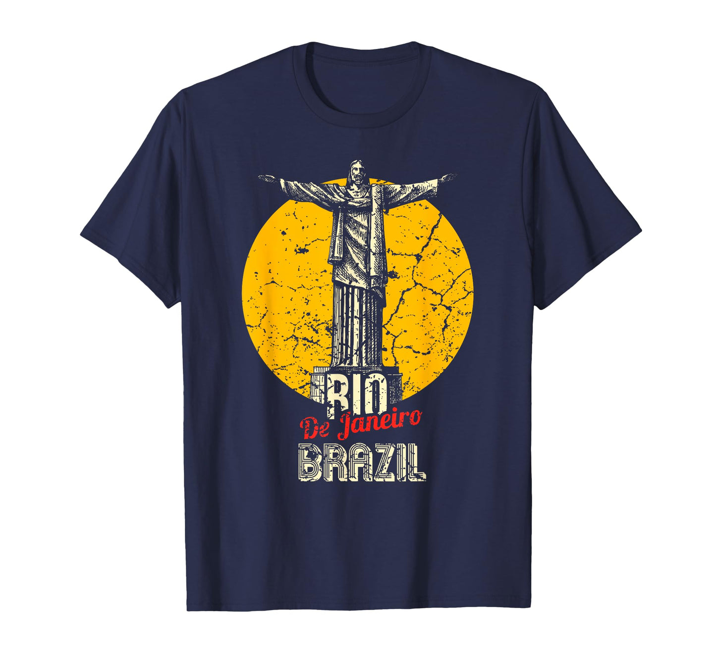 Rio de Janeiro Brazil Brazilian Christ the Redeemer Statue T-Shirt