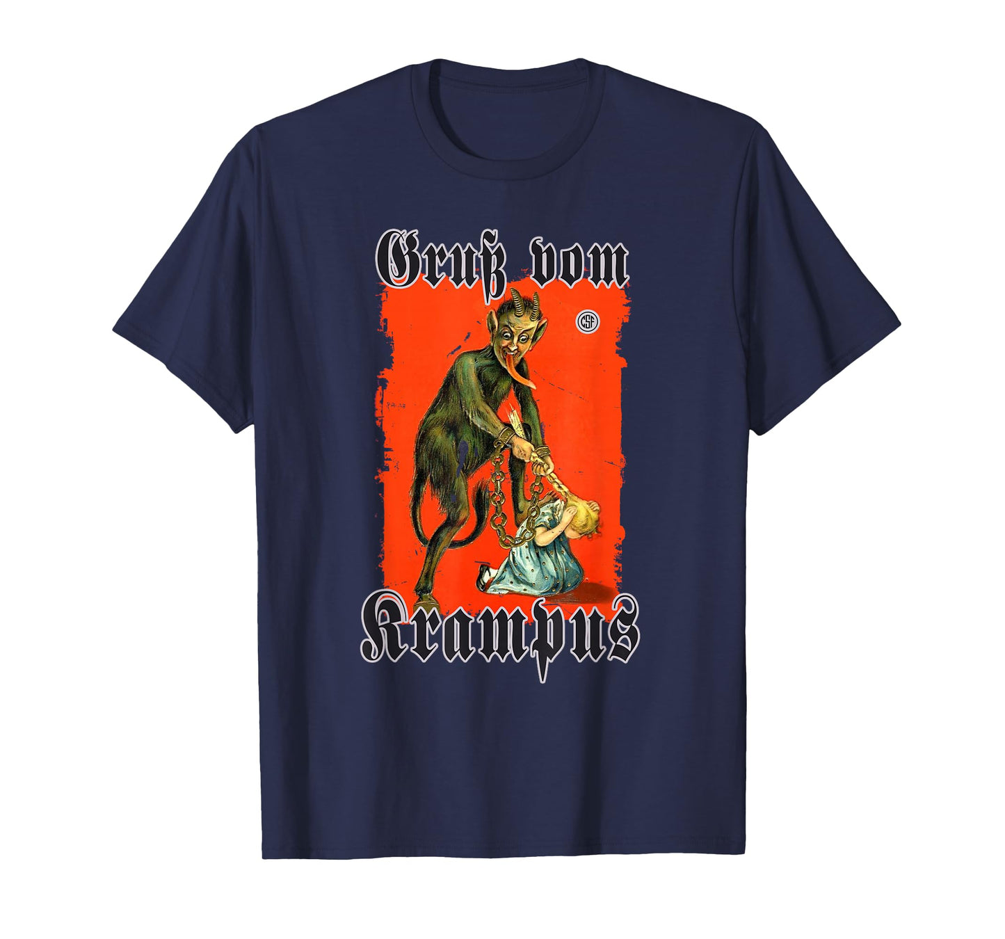 Greeting from Krampus Christmas Legend Figure T-Shirt