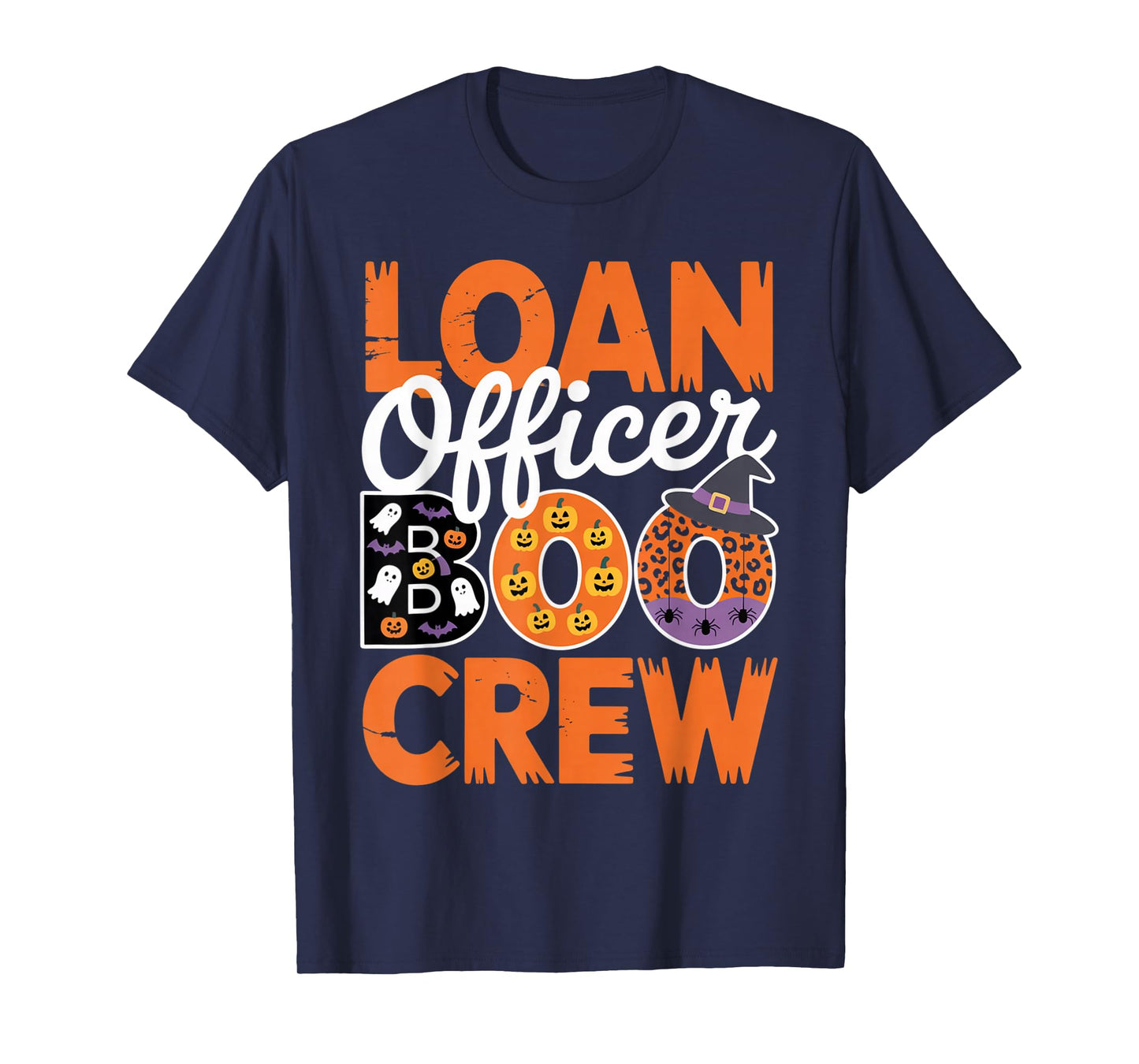 Loan Officer Boo Crew Halloween Matching Spooky Outfit T-Shirt