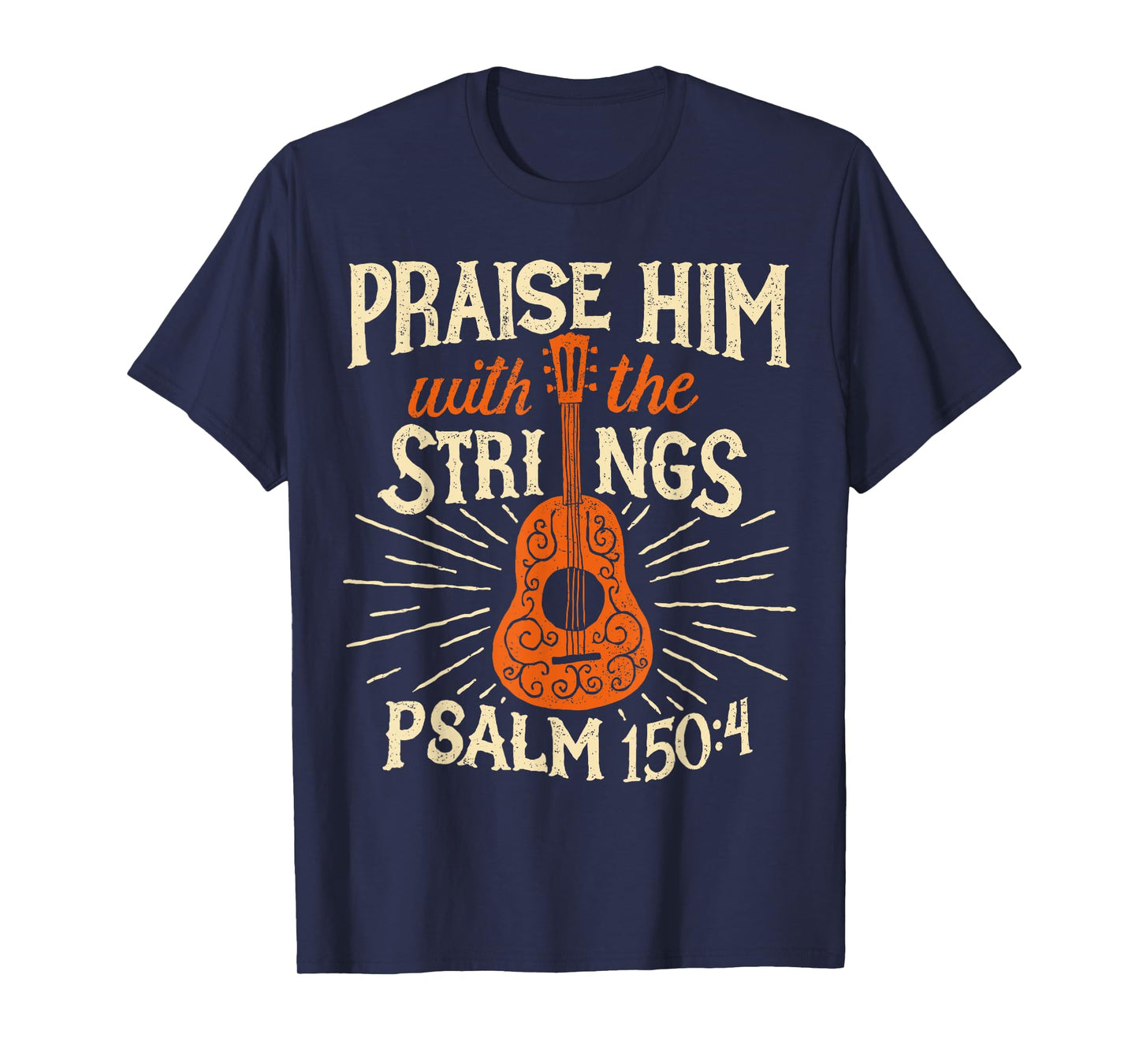 Guitarists Praise Him With The Strings Acoustic Guitar Music T-Shirt
