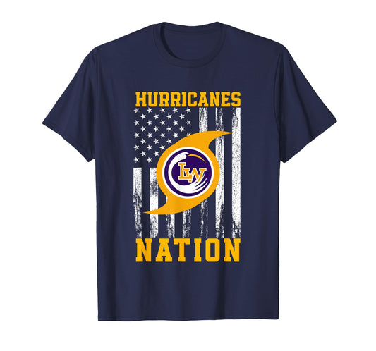 Lake Weir Hurricanes Logo Nation HS T-Shirt