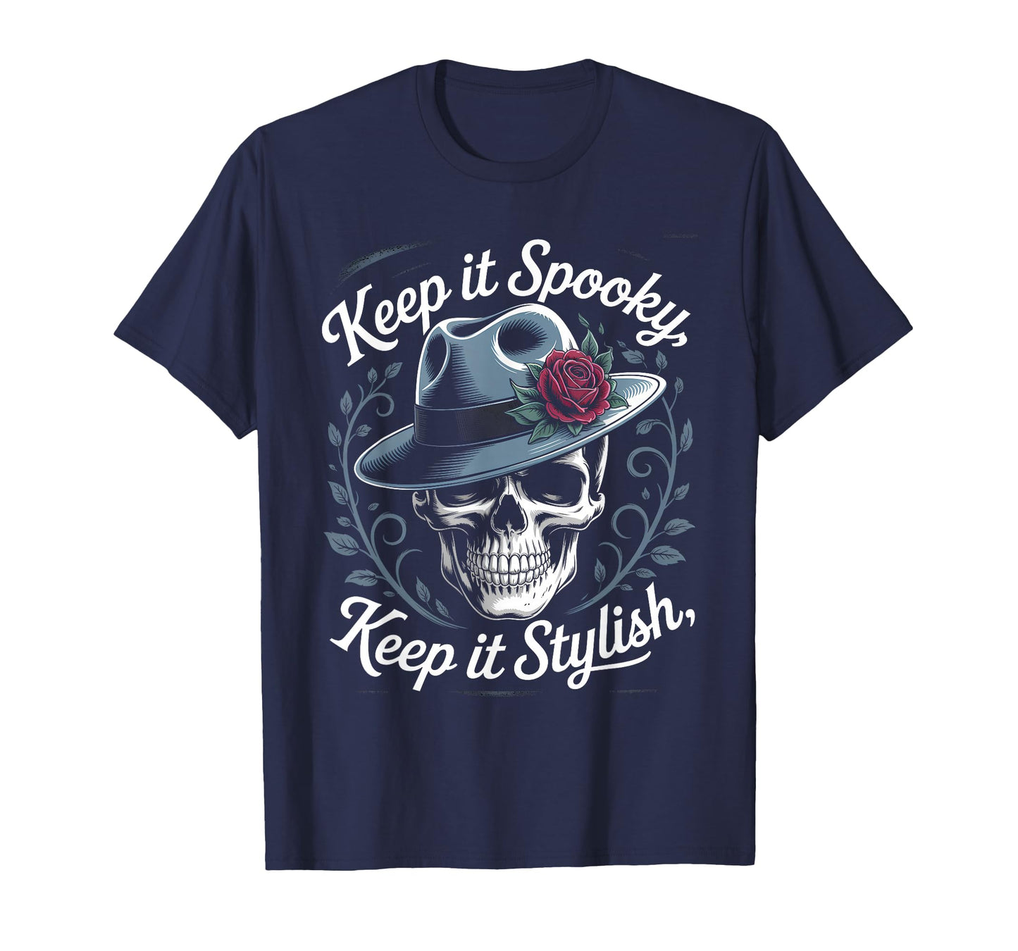 Keep It Spooky Keep It Stylish Halloween Witchy Graphic T-Shirt