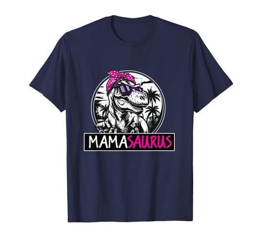 Mamasaurus T rex Dinosaur Funny Mama Saurus Mother's Family T-Shirt