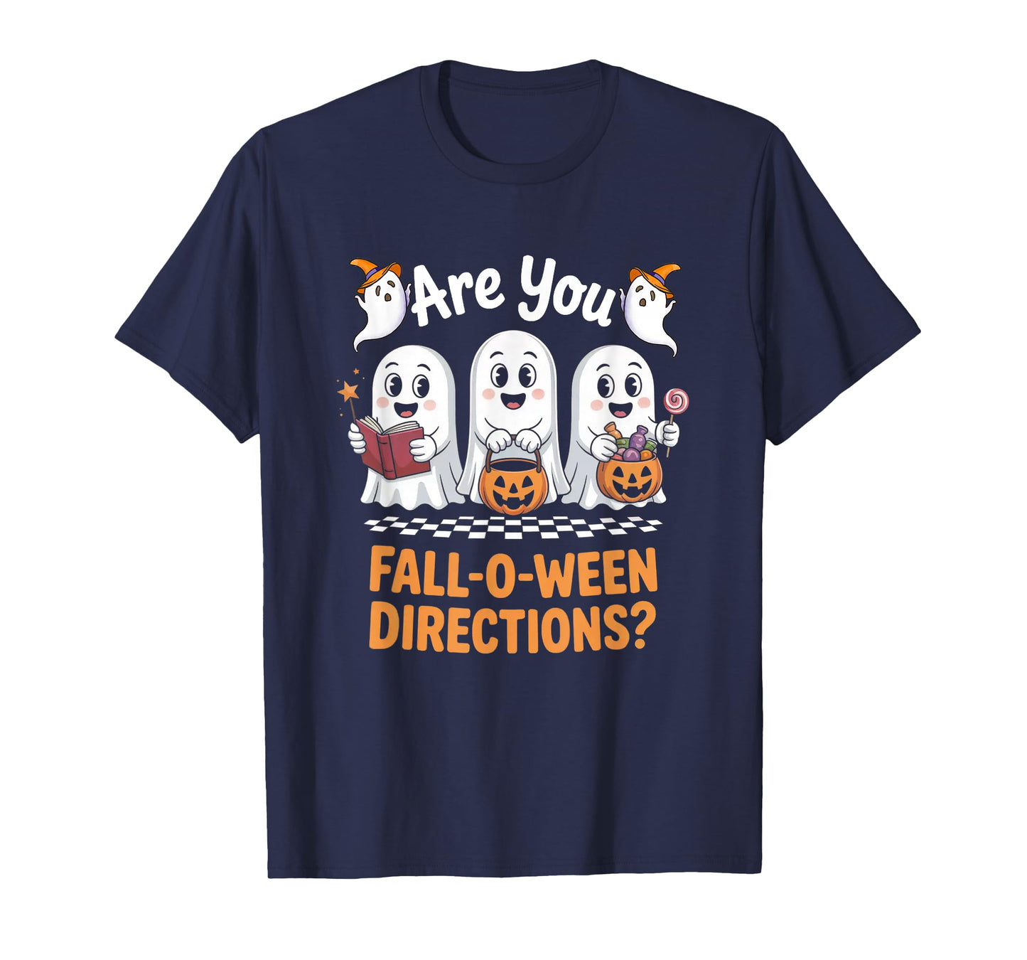 Retro are You Fall O Ween Directions Funny Teacher Halloween T-Shirt