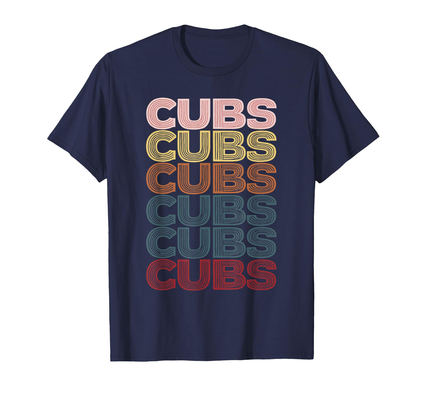 Retro Cubs Name Throwback Vintage T-Shirt