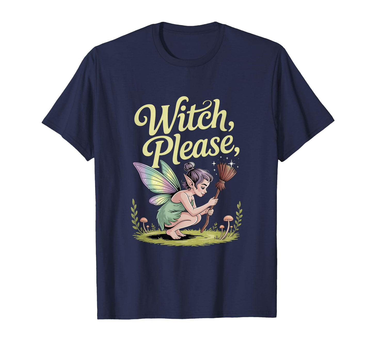 Witch Halloween Fairy Magic Fantasy Whimsy T-Shirt